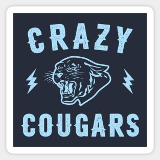 Crazy Cougars Sticker